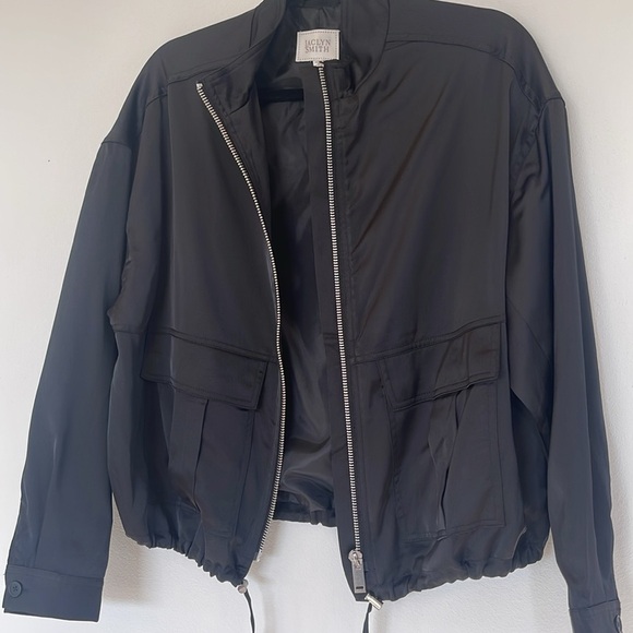 Jaclyn Smith Black Zippered Jacket - Size M - Picture 7 of 8
